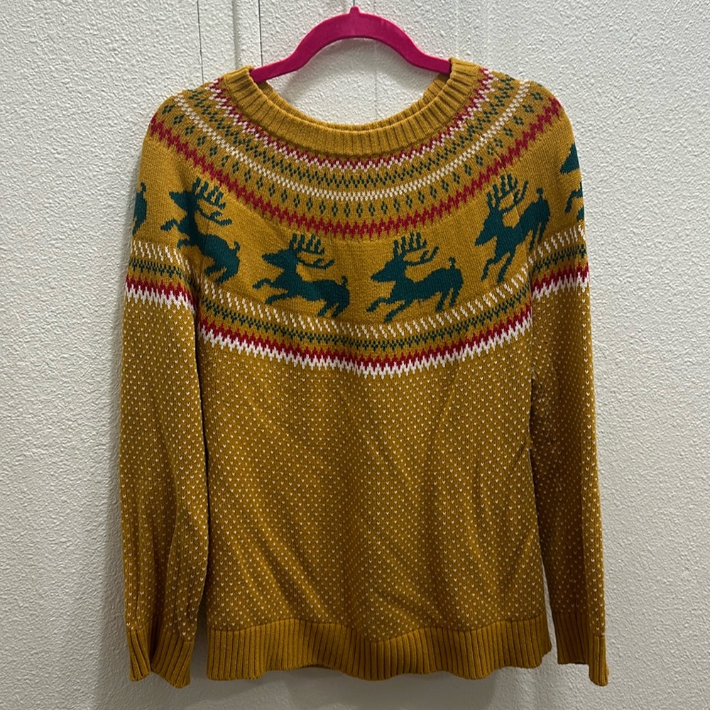 MODCLOTH Reindeer Christmas Sweater 🎄